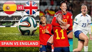 Spain vs England Women Live Stream FIFA World Cup Final Football Match Score Commentary