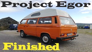 Project Egor Finished Type 3 VW T3 vanagon restoration