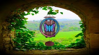 10 Hours Relaxing Wind Chimes Sounds For Sleep | Peaceful Soothing Wind Chimes Sounds For Meditation