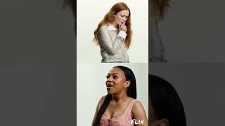 Sadie Sink and Priah imitate Nancy✨😆#strangerthings #shorts #viral