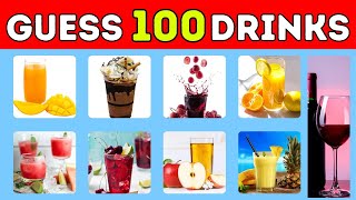 GUESS THE DRINK BY EMOJI l 100 Drinks #guessthedrink