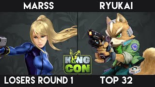 Kingcon: Losers Top 32 - Marss (ZSS) Vs BH3| Ryukai (Fox)