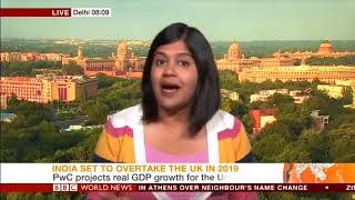 INDIA TO OVERTAKE UK ECONOMY IN 2019?