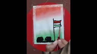 Republic day Drawing 🤗 #painting #short #ytshorts #republicday