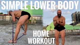 Simple lower body lockdown home workout