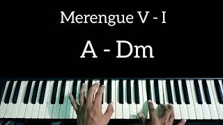 tumbao para merengue V-I (A - Dm)