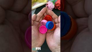 DIY Sail Boat with Bottle Caps 🛶⛵ #viral #trending #ytshorts