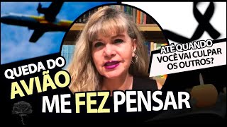 QUEDW do AVIÃO, me fez pensar: ATÉ quando você vai CULPAR os outros por sua INSATISFAÇÃO com a VIDA?