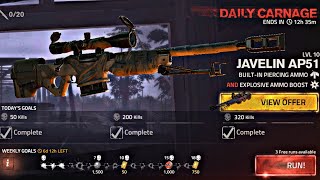 Into The Dead 2 Javelin AP51 Daily Carnage Gameplay