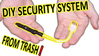 DIY Security System from TRASH (from an old laptop webcam)