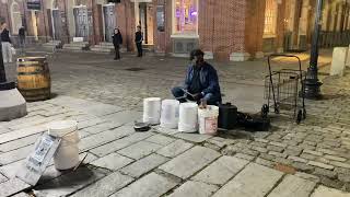 Boston, MA! - Bucket Drummer at Faneuil Hall!