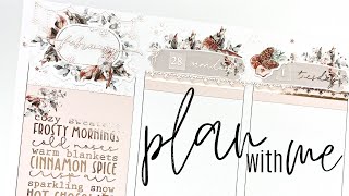 Plan with Me | Two Lil' Bees | Winter Reverie