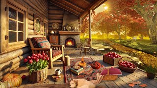 Autumn Fall Scenery, Peaceful Hymn piano Music, "Golden Autumn Morning Sunrise" by Alley Music