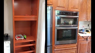 Wall Oven Cabinet Install | Wall oven combo