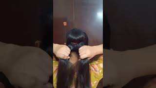 Super easy donut bun for saree😘🌺#shorts#youtubeshorts #hairstyle #hairtutorial #shortfeed#kanika28