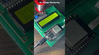 AC Voltage Monitoring System with ESP32 #diy_project #electronics #electronics #esp32_project #diy