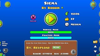 Прошёл уровень Sigma в Geometry Dash 2.2