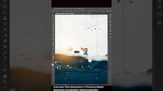 Underwater Photo Manipulation in Photoshop how to make Photoshop cc2023 #shorts