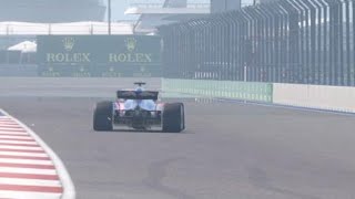 Hot laps at Sochi / F1 2018