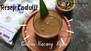 Sedehana dan Nikmat! Bikin Bubur Kacang Hijau Tanpa SANTAN  pakai fibercreme