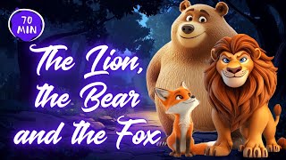 The Lion the Bear and the Fox 🦁🐻🦊 | Fairy Tale | Bedtime stories | Children's story