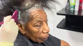 86-Year-Old’s Stunning Hair Makeover & Life Lessons | Mrs. Winnie’s Inspiring Story