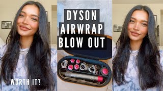 HOW I GET A BLOW OUT WITH MINIMAL HEAT ft. THE DYSON AIRWRAP | NICOLE ELISE