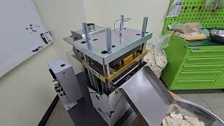 Triangle popped chips machine SYP5806T tested with 100% whole rice