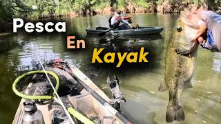 Pescando en kayak | Río Sabinas