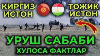 УРУШ БОШЛАНДИ? КИРГИЗИСТОН ТОЖИКИСТОН УРУШИ.САБАБЛАР ВИДЕОДА! ХУЛОСА