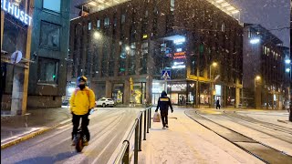 Quick More Snow in Helsinki in April!🌨️🚶🏾‍♀️