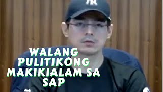 PAHAYAG NI MAYOR ISKO MORENO TUNGKOL SA (SAP)