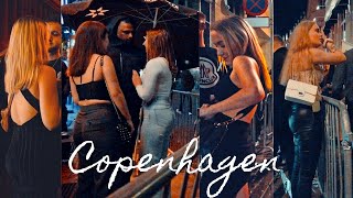 Copenhagen Nightlife 2022 NO RESTRICTIONS 🇩🇰 Saturday Night Walk 4k Best Night Clubs Denmark