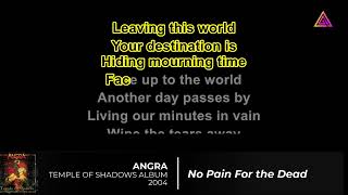 ANGRA KARAOKE - NO PAIN FOR THE DEAD