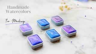 How to Make Watercolors at Home | Making of Handmade Watercolors | Make Paints with Me