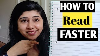 How To Speed Read | 5 Effective Techniques To Read Faster | Video In Hindi