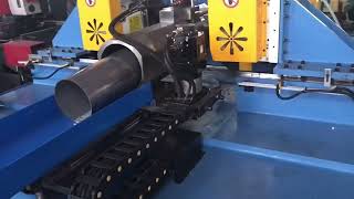 custom heavy duty OD 300mm pipe cutting machine