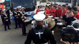 USMC Marine Battalion Drum Battle Drumline