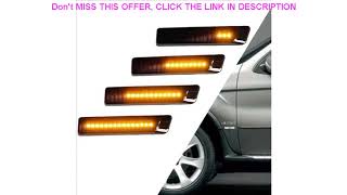 Side Marker Indicator Dynamic Blinker Flowing LED Turn Signal Lights For BMW X5 E53 E36 M3 Facelif