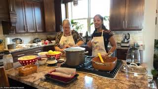 Holiday Cooking with Chef Marie and Drs  Shobha and Arjun Rayapudi