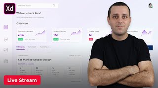 Task Tracking Dashboard Design In Adobe Xd - Live Stream