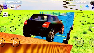 drive JCB and unloading stone from dumper truck in game 🔥 jcb #truck​​​​