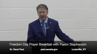 Dr. Rand Paul Speaks at the 7th Annual Education Freedom Day Prayer Breakfast - July 1, 2021