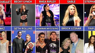 WWE Female Superstars And Their Husband