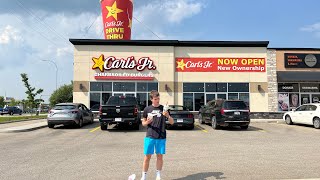 Trying Carls Jr For The First Time!