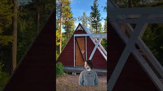 Building A New A-Frame Cabin in 1 Month