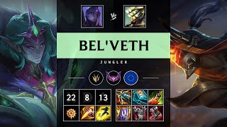 Bel'Veth Jungle vs Master Yi: Quadra Kill, Legendary - EUW Master Patch 14.20