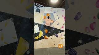 Benchmark Climbing Berkeley Orange V4 #bouldering #climbing