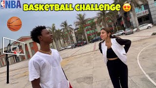 Basketball Challenge Match With Nigerian In University 😍