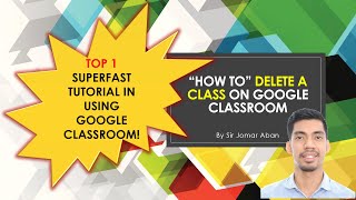 How to Delete a Class in Google Classroom